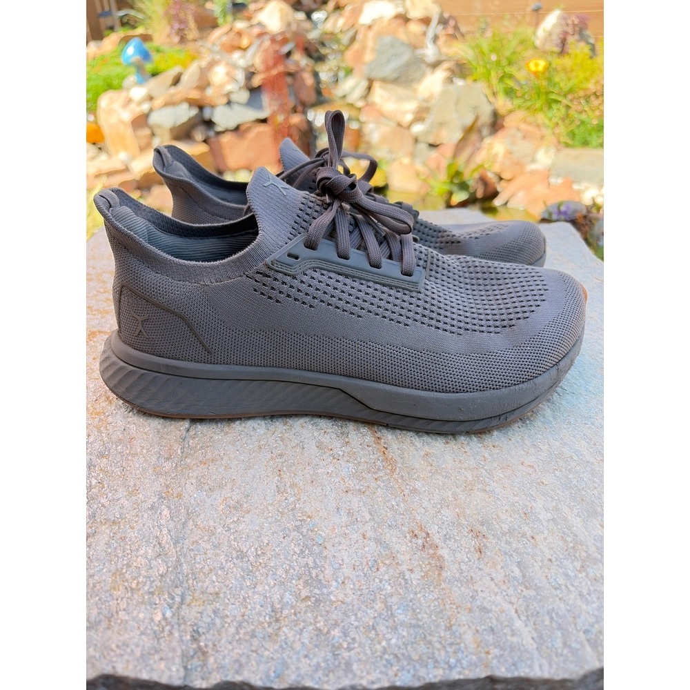Flux Footwear Adapt Runners Gray Gum Sole Mens 8.5 Athletic Sneakers Barefoot